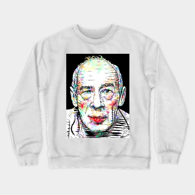 HENRY MILLER watercolor and ink portrait Crewneck Sweatshirt by lautir